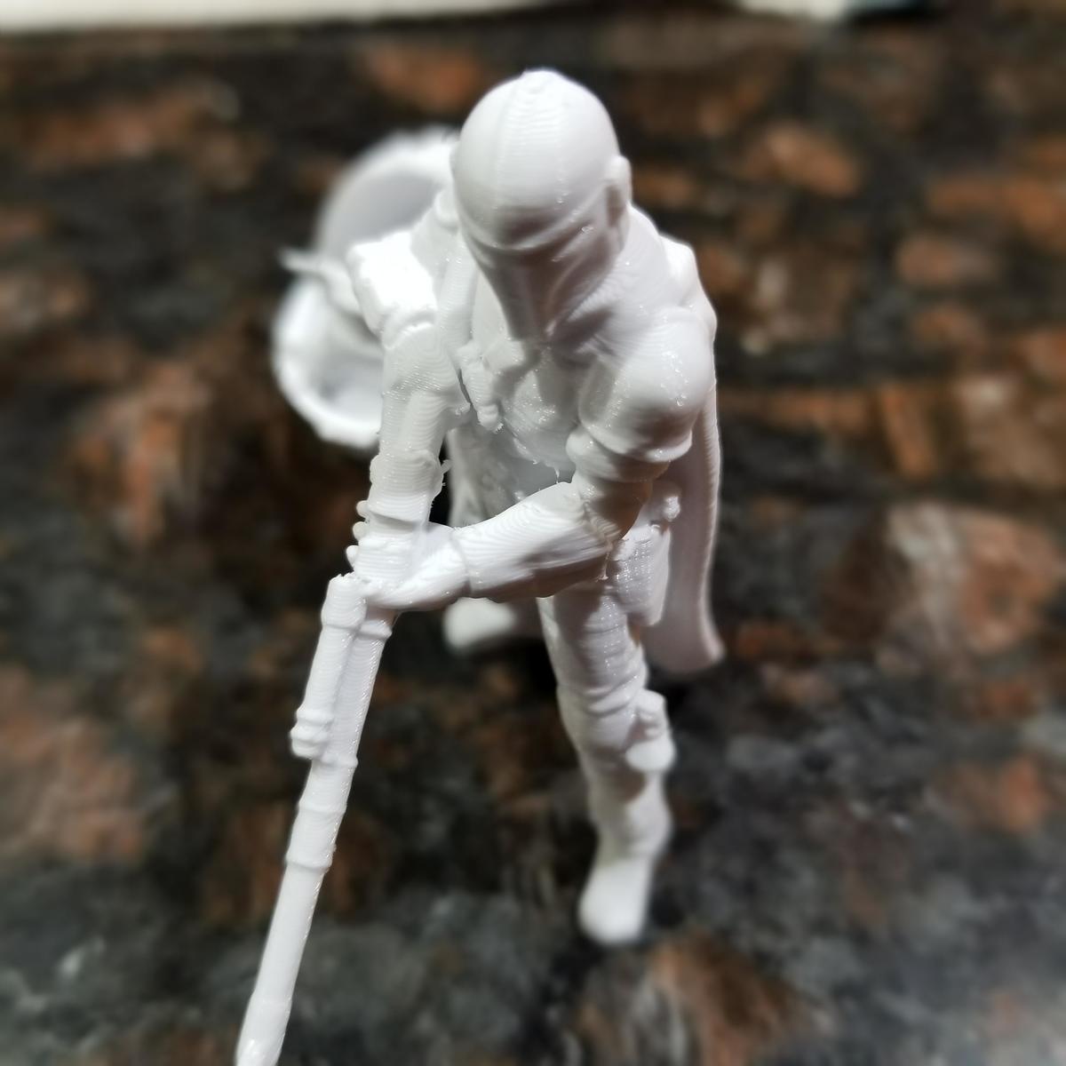 Figurine 3D printed using FDM method