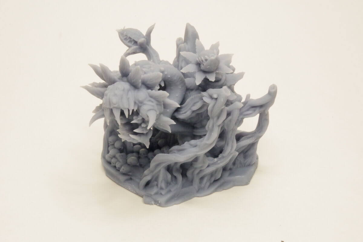 Miniature 3D printed with Resin
